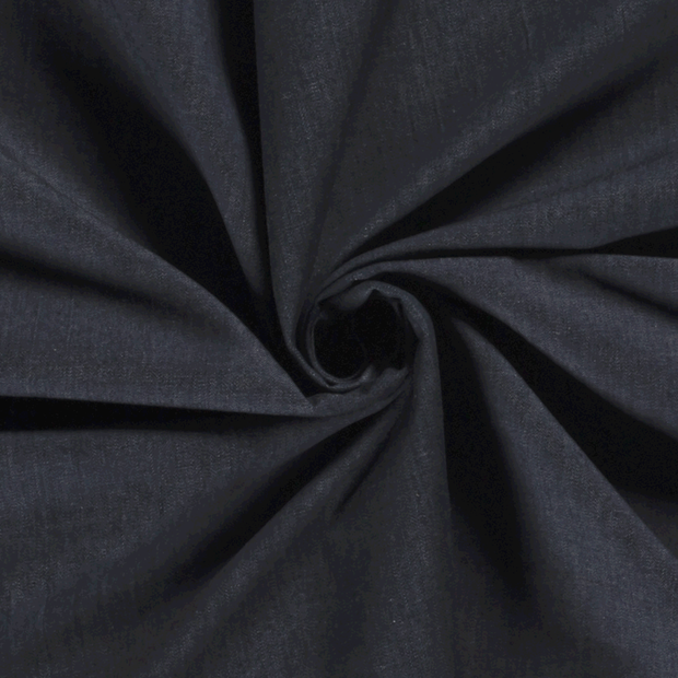 Denim fabric Unicolour Navy