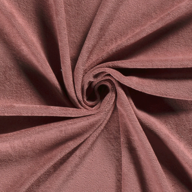 Éponge tissus tissu Unicolore Vieux rose