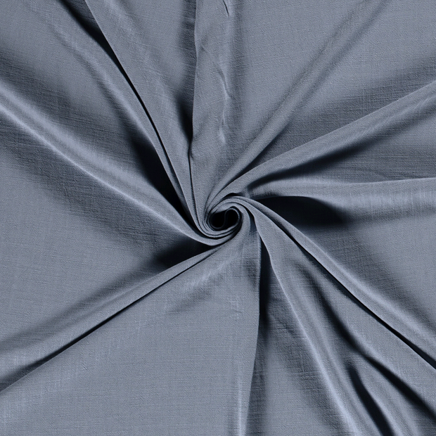 Viscose Lin Chaine et Trame tissu Bleu bébé slub 