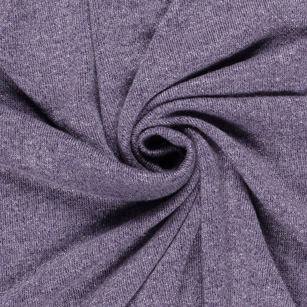 Heavy Knit tissu Melange Magenta