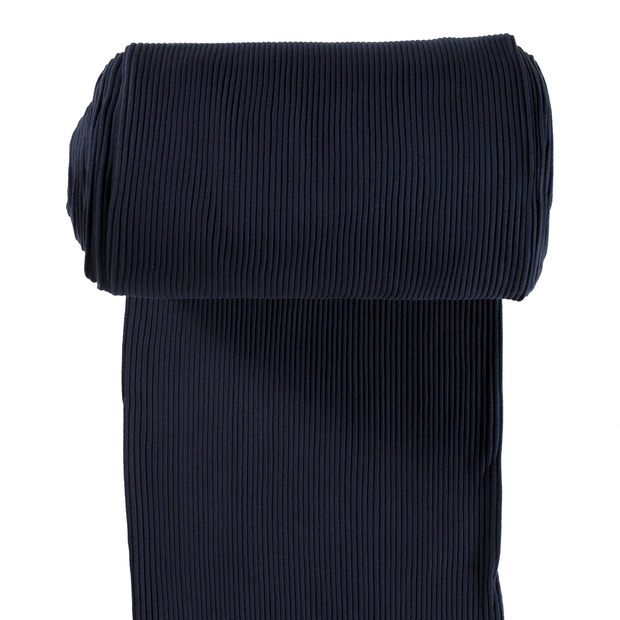 Cuff Material 3x3 rib fabric Navy matte 