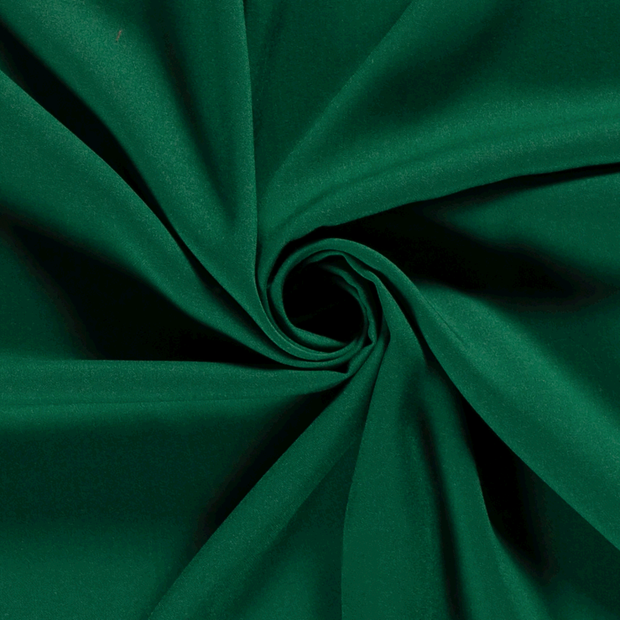 Popeline de Viscose tissu Unicolore Vert foncé