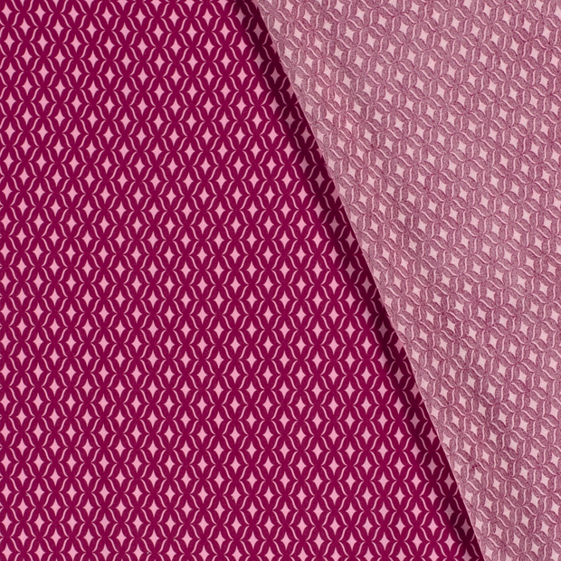 Viscose Poplin fabric Abstract printed 