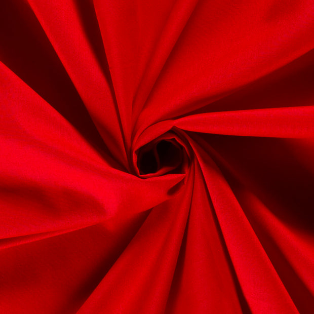 Cretonne fabric Unicolour Red