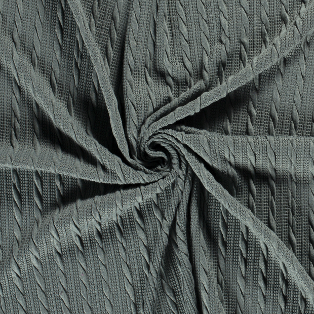 Heavy Knit fabric Petrol 