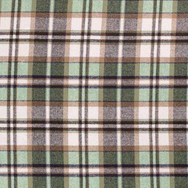 Jacquard fabric Green texturized 