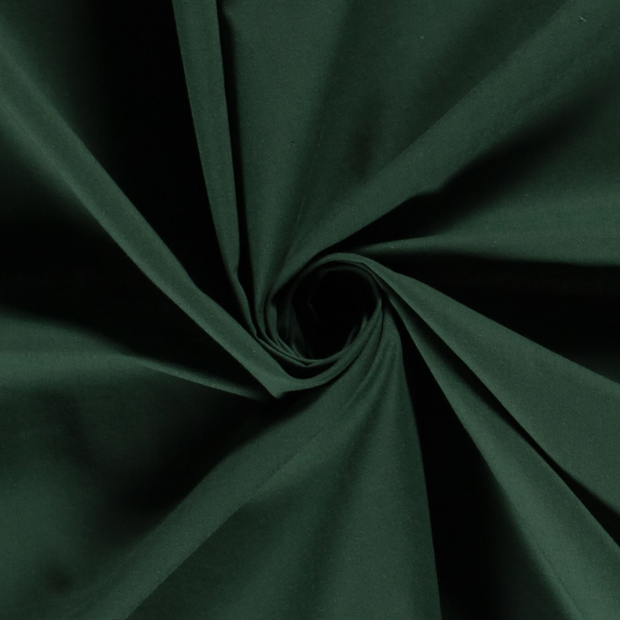 Voile fabric Unicolour Dark Green