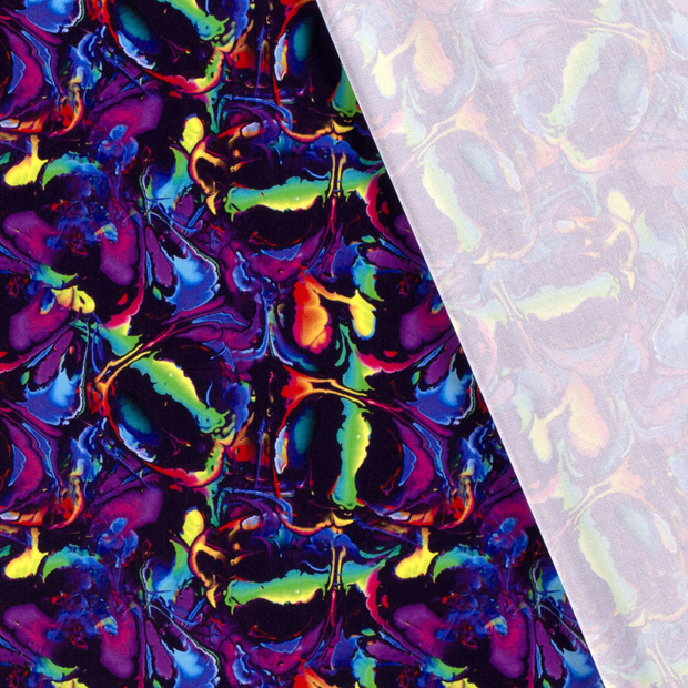 Polyester Jersey fabrik Abstrakt digital bedruckt 