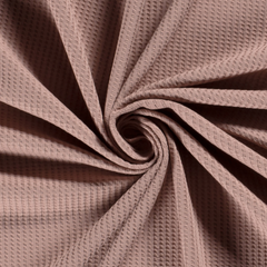 Gebreide Wafel Effen Licht Mauve