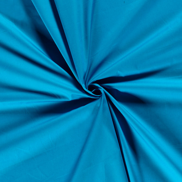 Cotton Poplin fabric Aqua 
