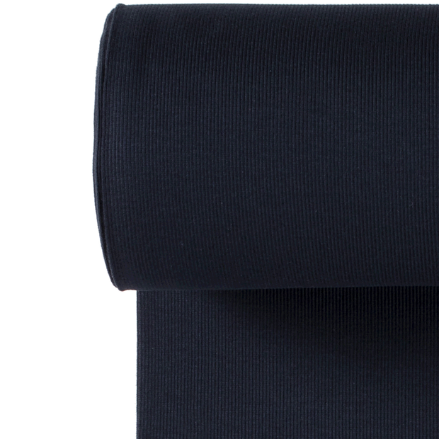 Cuff Material 2x2 rib fabric Unicolour Navy