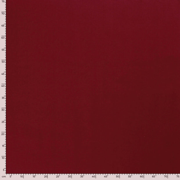 Canvas tissu Unicolore Rouge Bordeaux