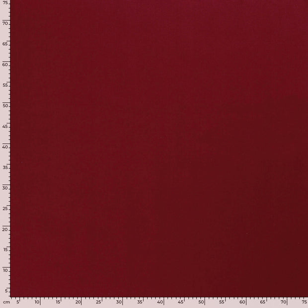 Canvas fabric Unicolour Dark Red