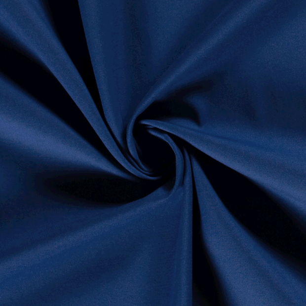 Sergé Extensible tissu Unicolore Cobalt