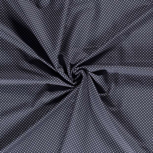 Cotton Poplin fabric Indigo printed 