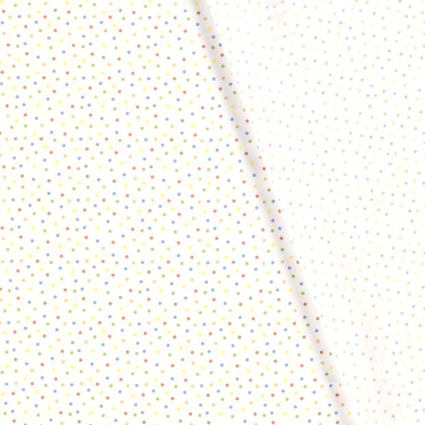 Cotton Poplin fabric Dots printed 