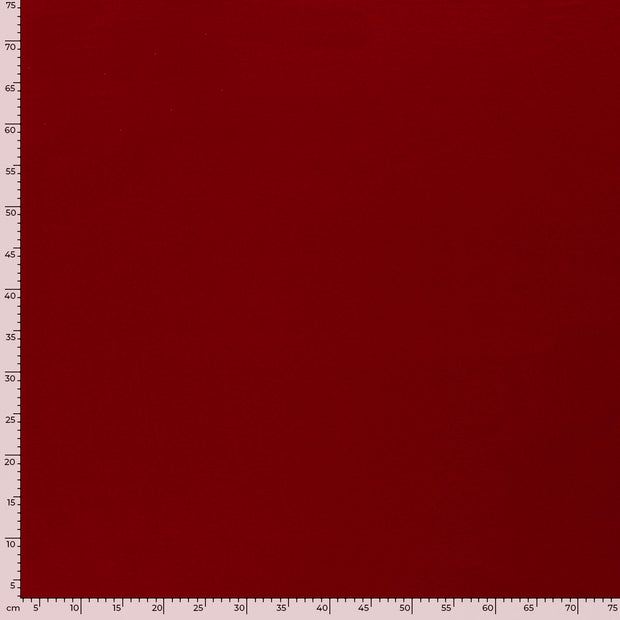 Jersey de Viscose tissu Unicolore Rouge Bordeaux