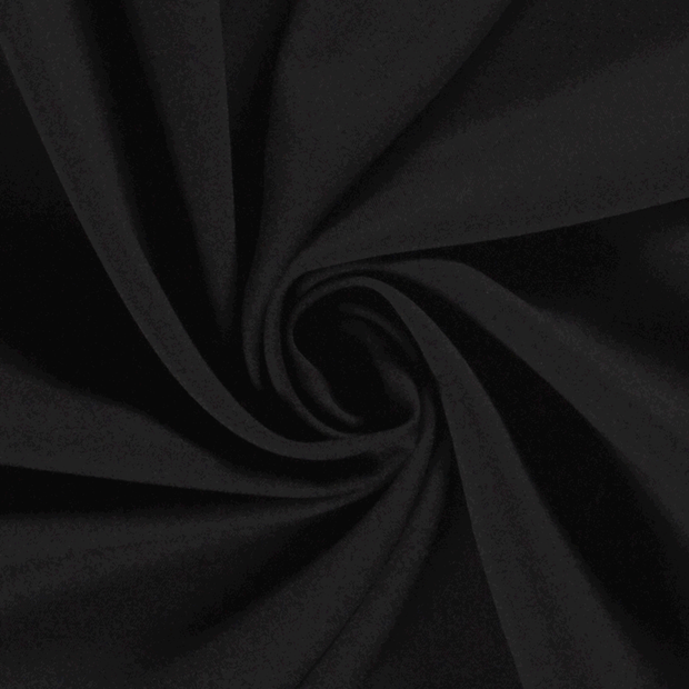 Power Stretch fabric Unicolour Black