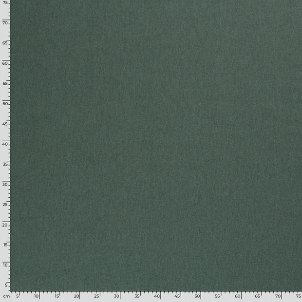 Linen Look fabric Unicolour Petrol