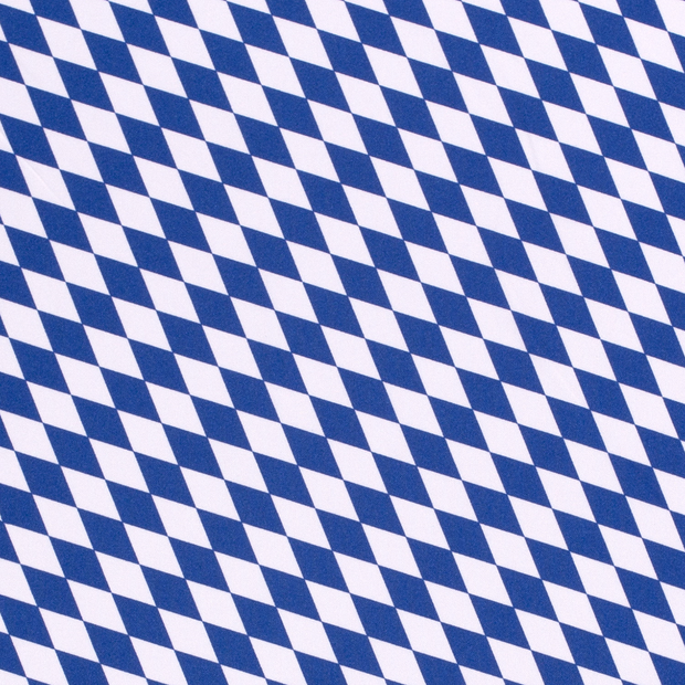Power Stretch fabric Checks Aqua