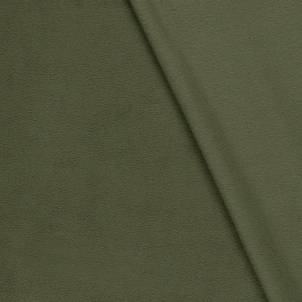Microfleece fabrik Uni gebürstet 