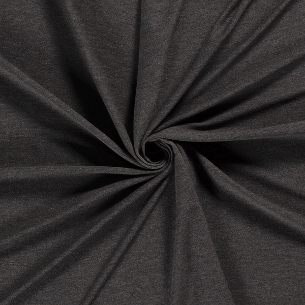 French Terry fabric Dark Grey 