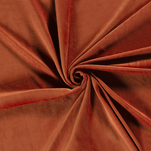 Nicky velours fabric Orange 
