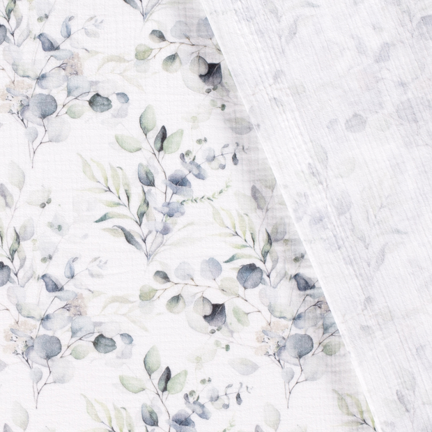 Muslin fabric Nature digital printed 