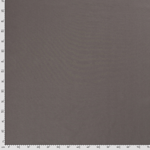 Twill fabric Unicolour Taupe Grey