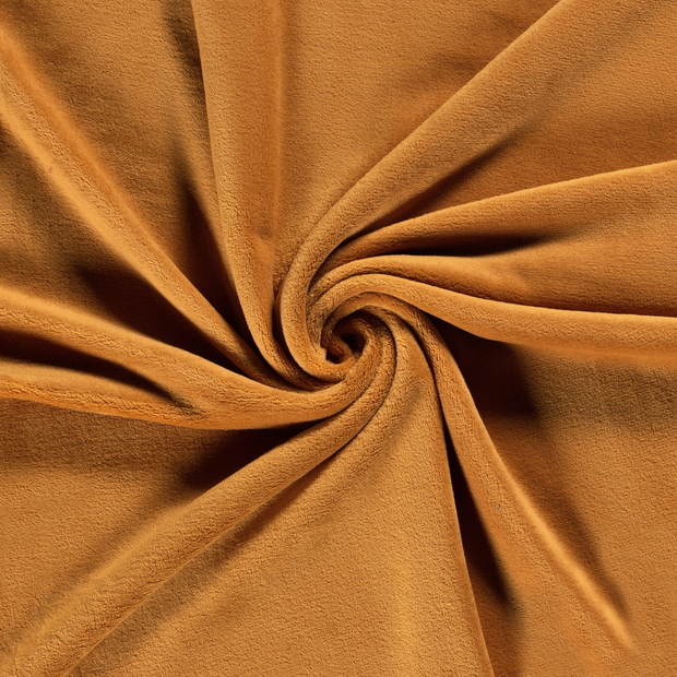 Coral Fleece tela Ocre 