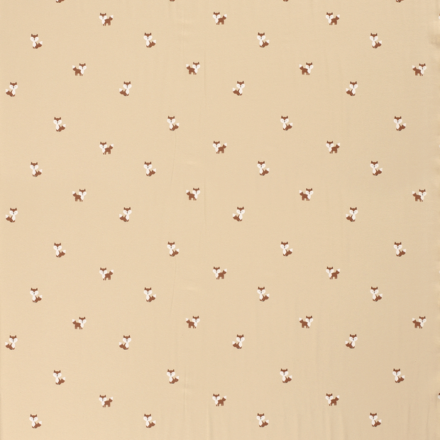 Jersey fabrik Beige weich 