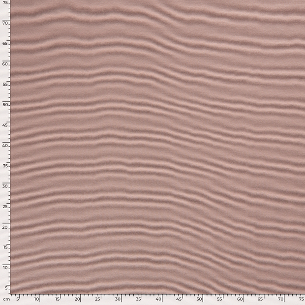 Ottoman jersey fabric Unicolour Light Mauve