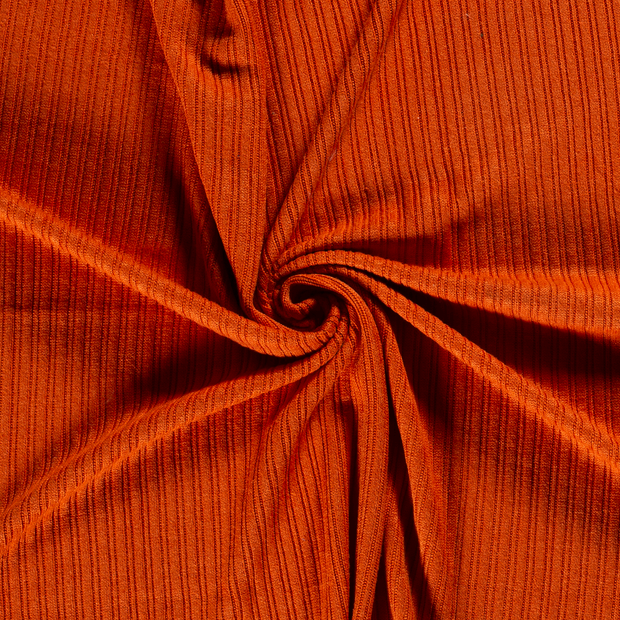 Heavy Knit stof Brique 