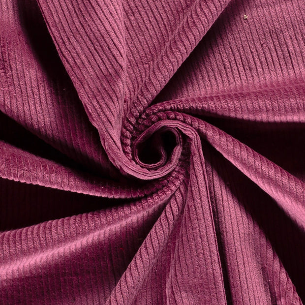 Jumbo Corduroy Stretch 6w tela Unicolor Magenta