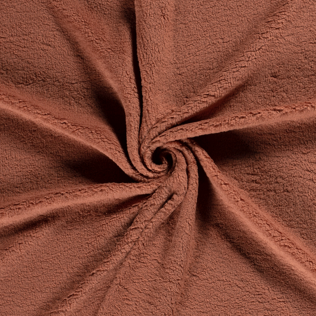 Sherpa Fleece fabric Redwood 