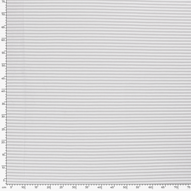 Cotton Jersey Yarn Dyed fabric Stripes Light Grey