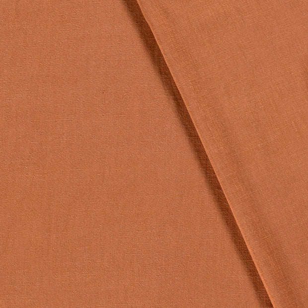 Viscose Lin Chaine et Trame tissu Unicolore slub 