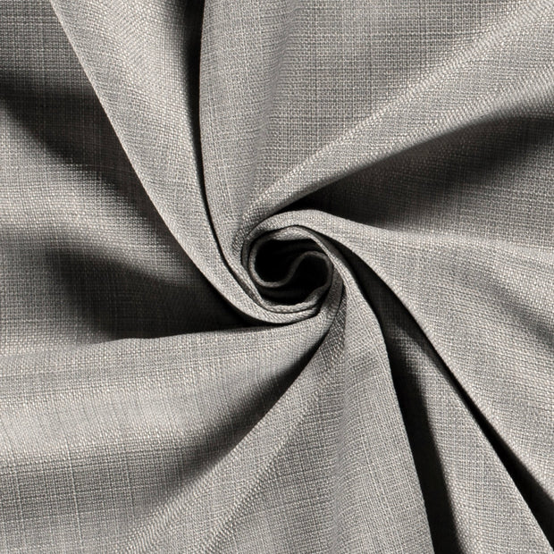 Linen Look fabric Unicolour Light Grey