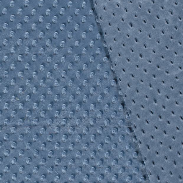 Minky fabric Unicolour embossed 