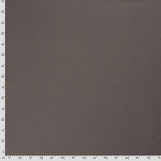 Cotton Jersey fabric Unicolour Taupe Grey