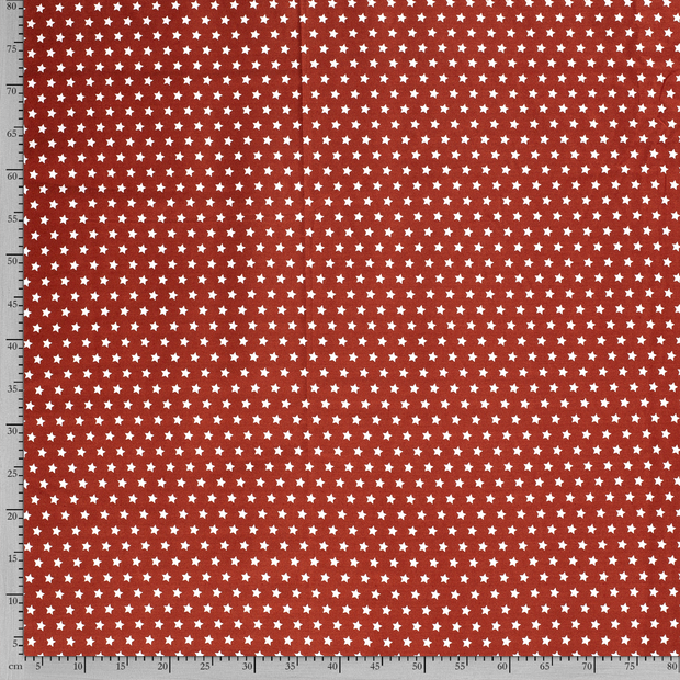 Popeline de Coton tissu étoiles imprimé 