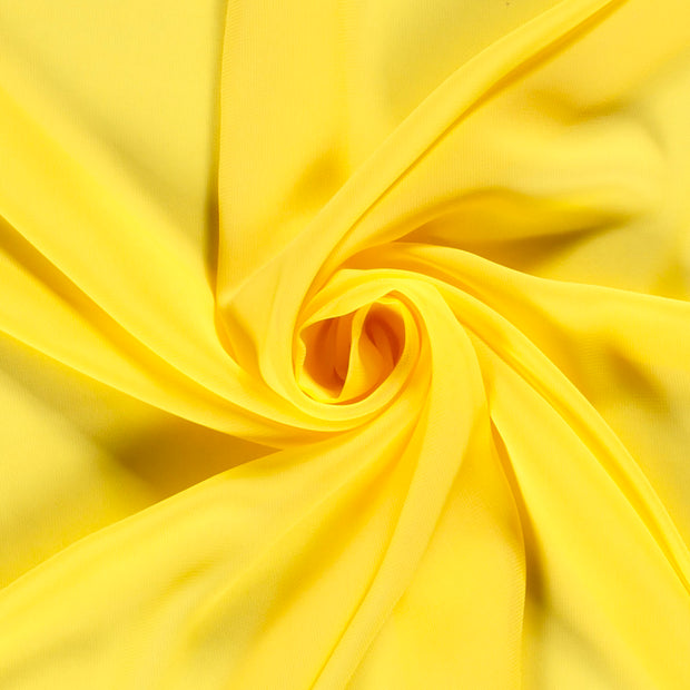 Chifón tela Unicolor Amarillo