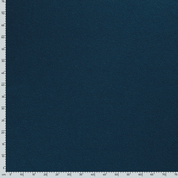 Chiffon en laine tissu Unicolore Bleu Canard