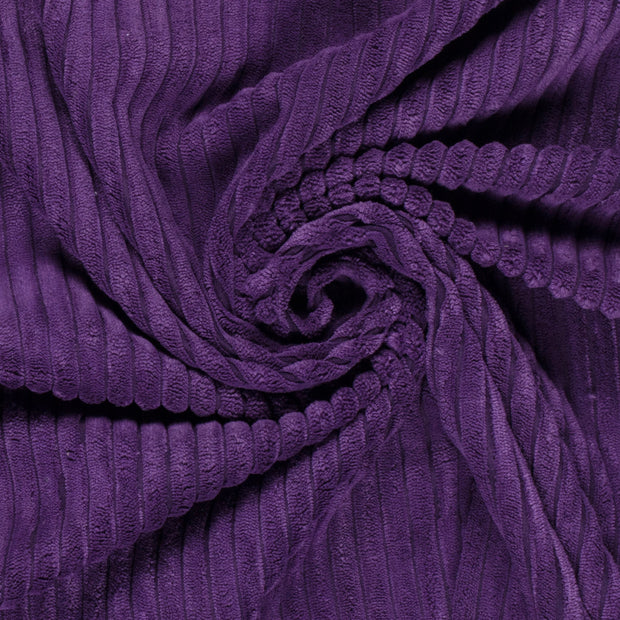 Corduroy 4.5w fabric Unicolour Purple