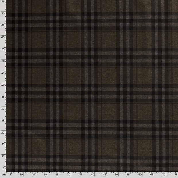 Punta di Roma fabric Checks brushed 