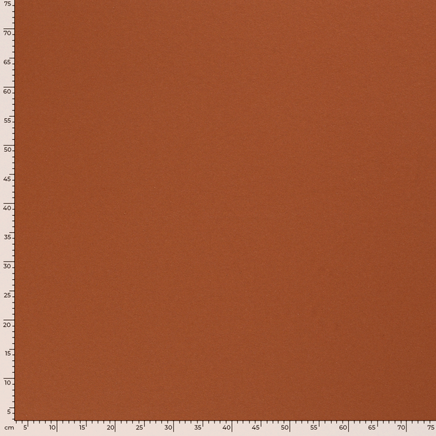 Jersey tissu Unicolore Brique