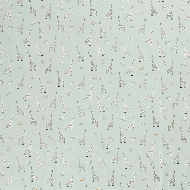 Cotton Poplin fabric Mint matte 