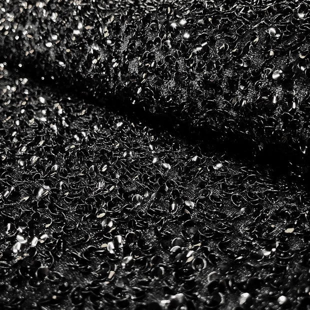 Terciopelo tela Unicolor Negro