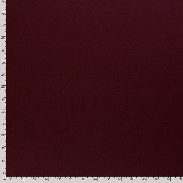 Punta di Roma fabric Unicolour Bordeaux