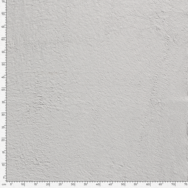 Teddy fabric Unicolour Light Grey